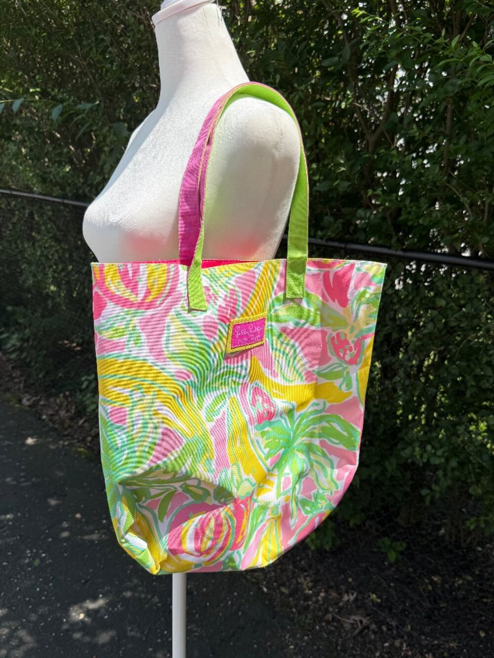 Lilly Pulitzer x Estee Lauder Fruit Print Tote Bag